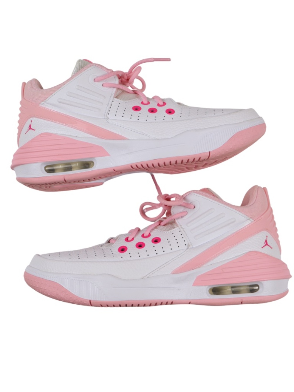 Nike Air Jordan Youth Girls Sneakers Pink White Athletic Shoes Size 7Y